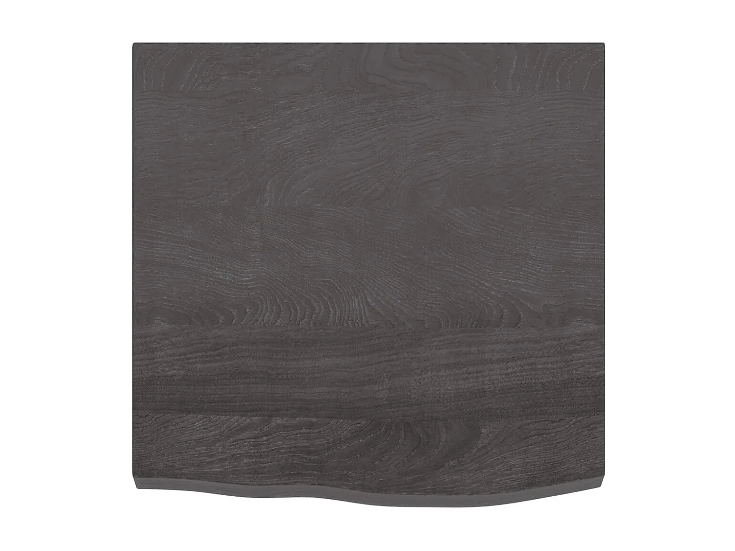 Étagère murale marron foncé bois chêne massif traité