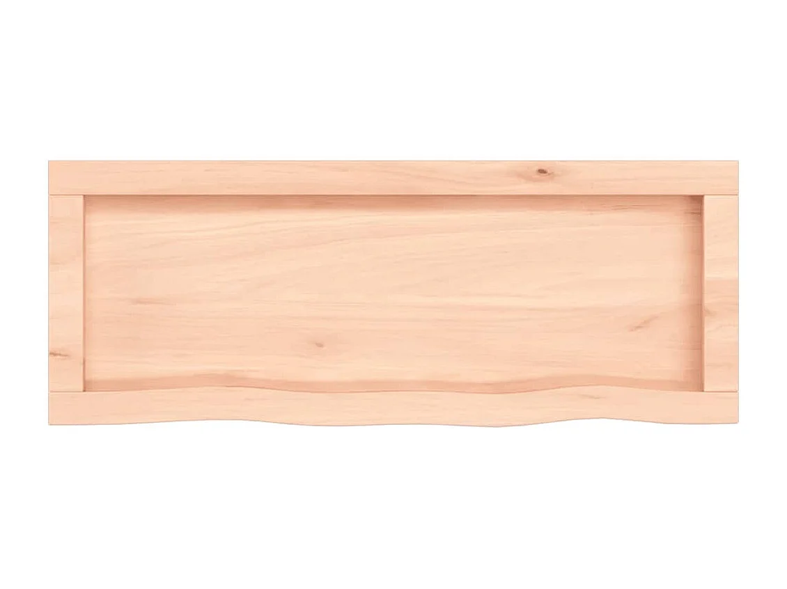 Étagère murale 80x30x(2-6) cm bois de chêne massif non traité
