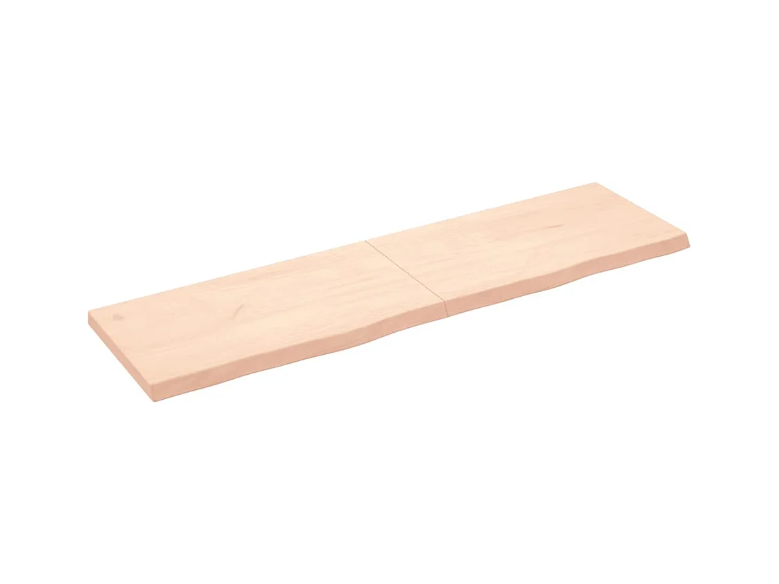 Étagère murale 180x50x(2-6) cm bois de chêne massif non traité