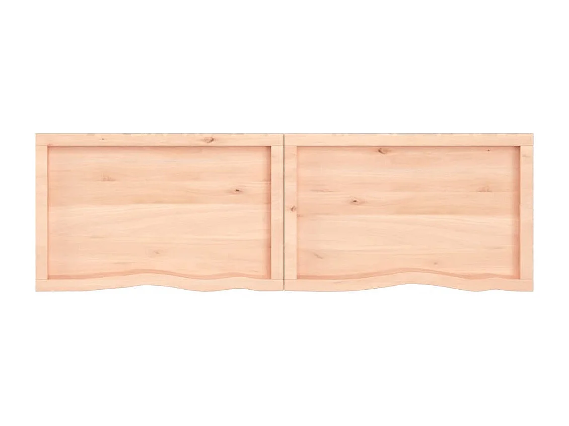 Étagère murale 180x50x(2-6) cm bois de chêne massif non traité