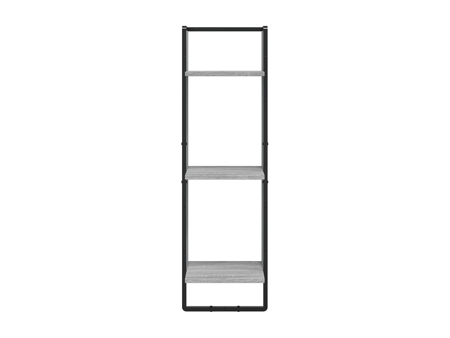 Étagère murale 3 niveaux sonoma gris 30x25x100