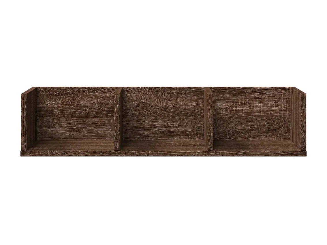 Armoire murale chêne marron 75x18x16,5 bois d'ingénierie