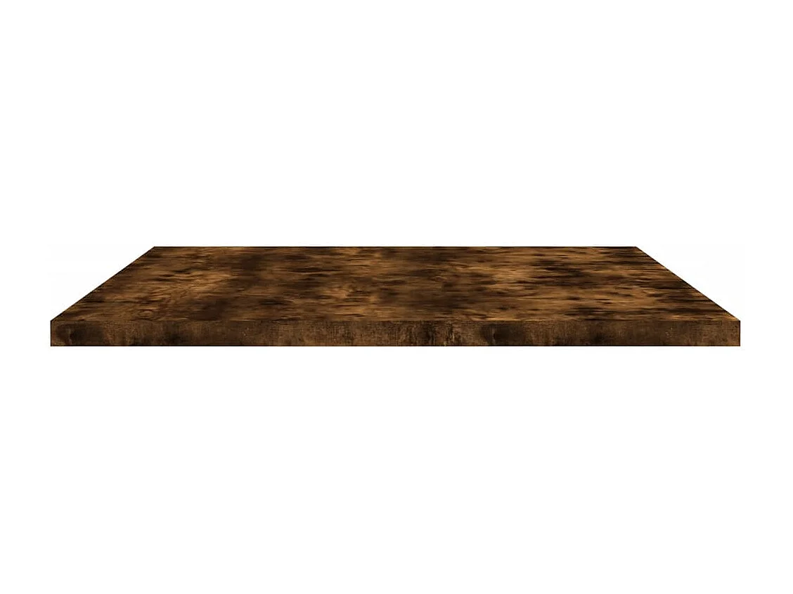 Étagères murales 4 pcs chêne fumé 80x40x1,5 bois d'ingénierie