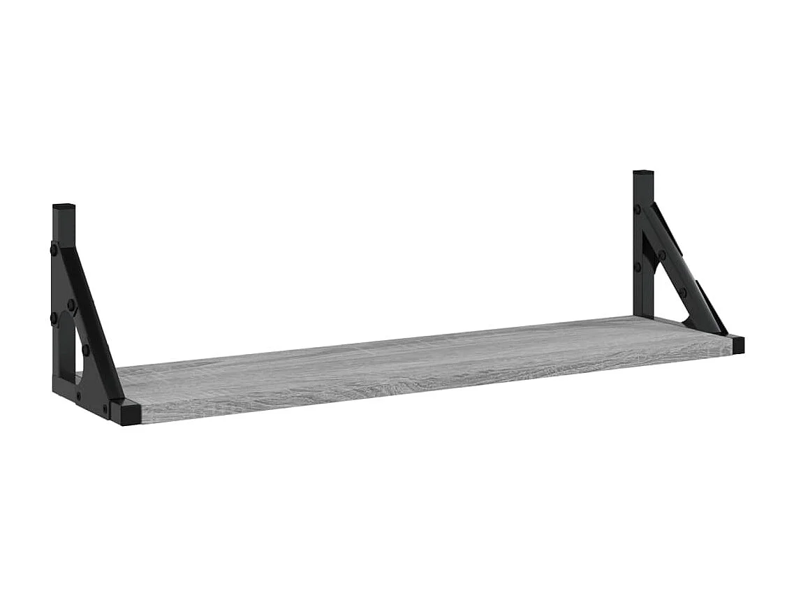 Étagères murales 2 pcs sonoma gris 60x15x15,5