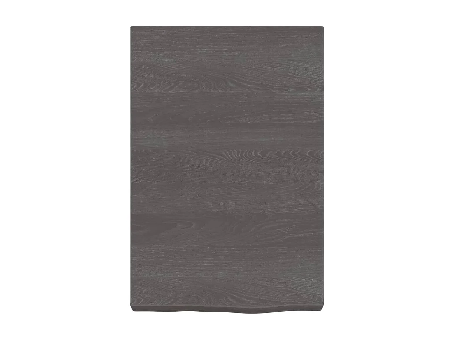 Étagère murale marron foncé bois chêne massif traité