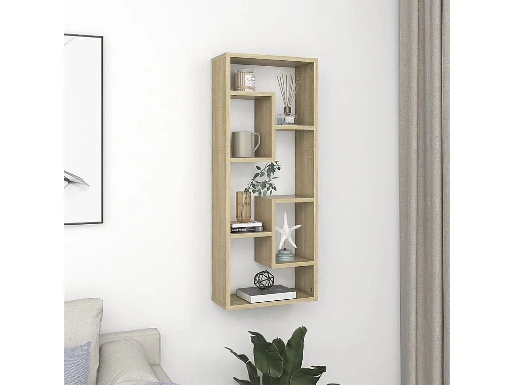 Étagère murale Chêne sonoma 36x16x90