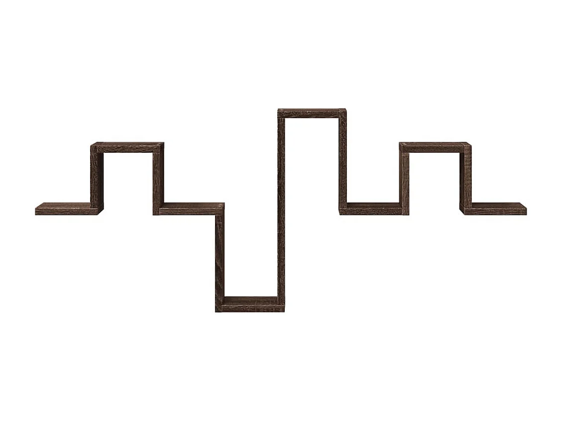 Étagère murale chêne marron 104,5x10x43 bois d'ingénierie