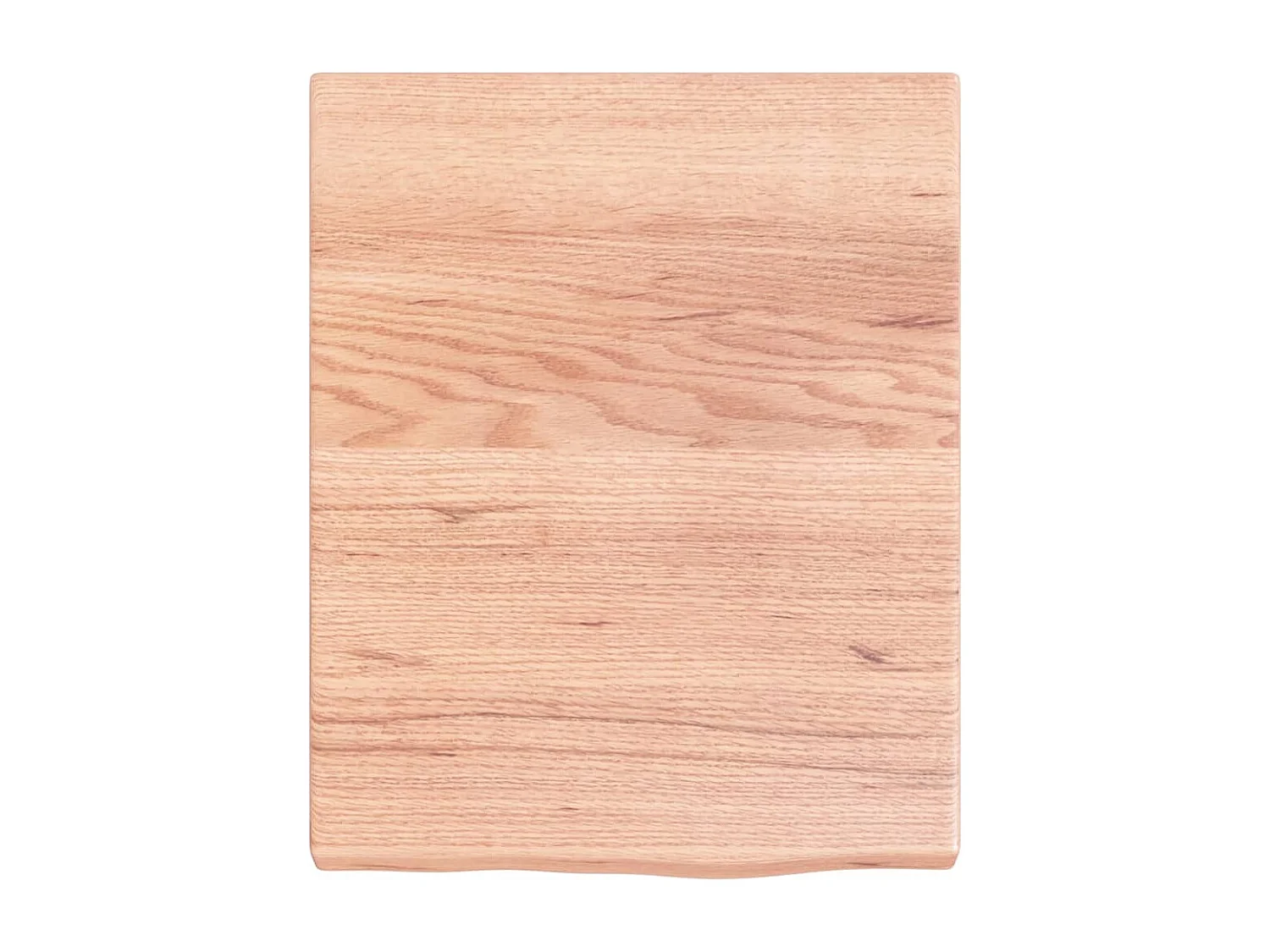 Étagère murale marron clair bois chêne massif traité