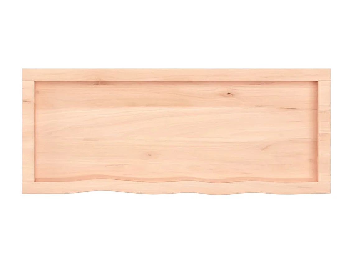 Étagère murale 100x40x(2-4) cm bois de chêne massif non traité