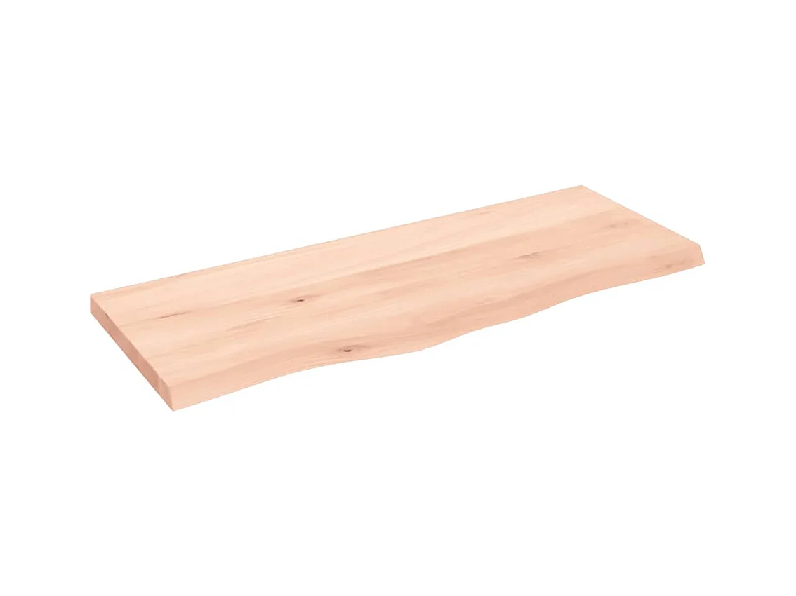 Étagère murale 100x40x(2-4) cm bois de chêne massif non traité