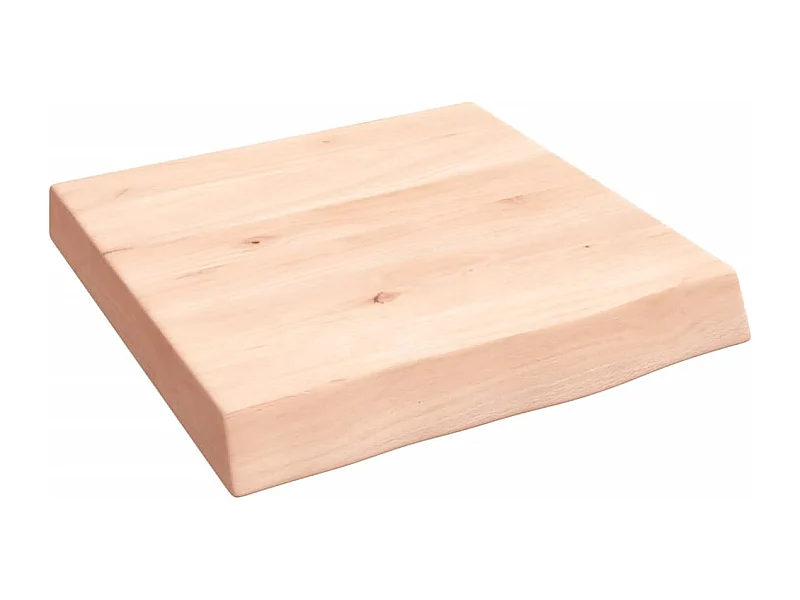 Étagère murale 40x40x(2-6)cm bois de chêne massif non traité