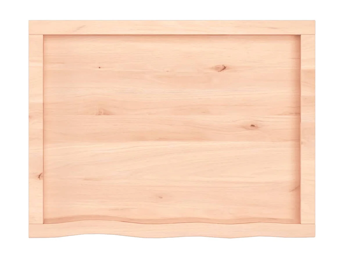 Étagère murale 80x60x(2-6) cm bois de chêne massif non traité