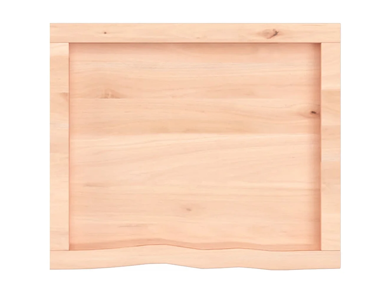 Étagère murale 60x50x(2-4) cm bois de chêne massif non traité
