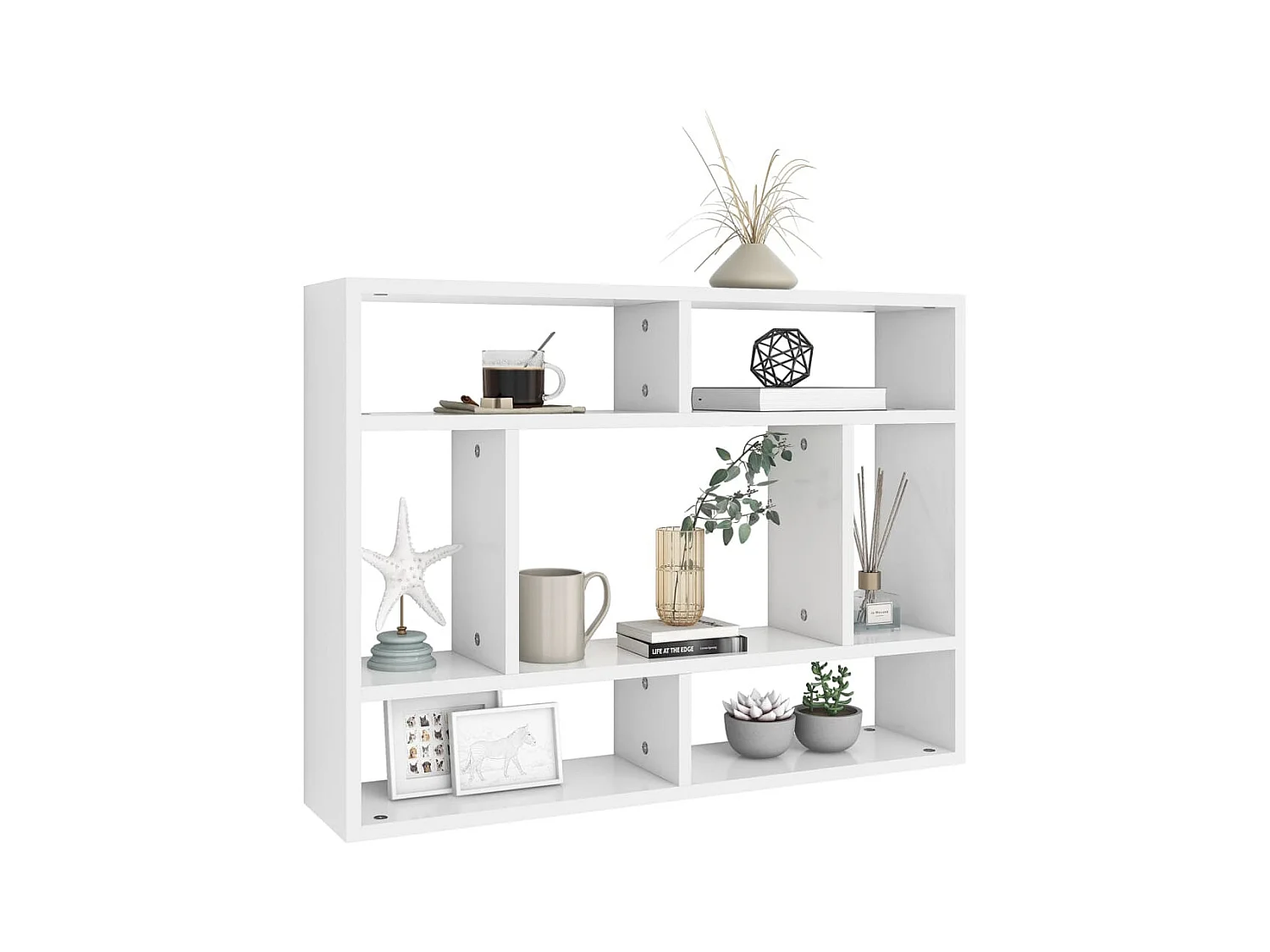 Étagère murale Blanc 75x16x55