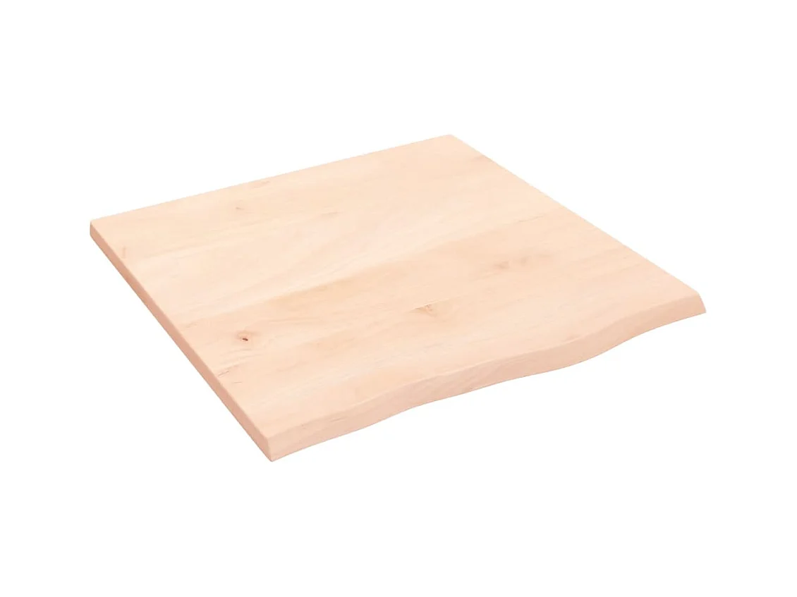 Étagère murale 60x60x2 bois de chêne massif non traité