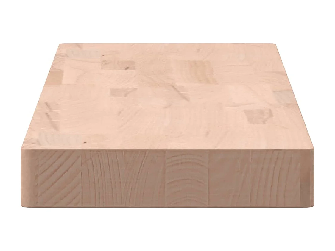 Étagère murale 100x20x4 bois massif de hêtre