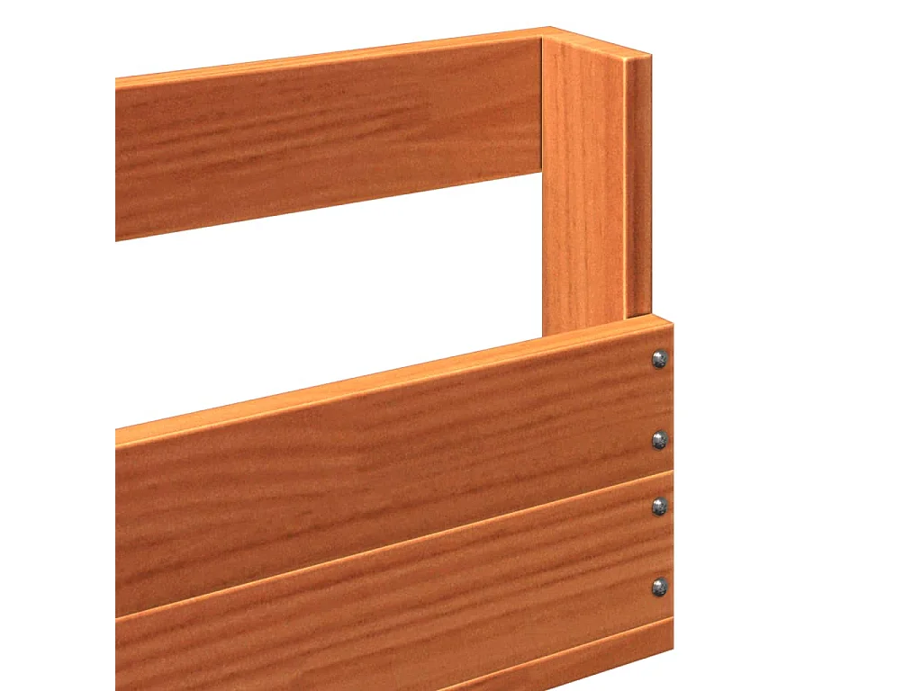 Étagères à chaussures murales 2 pcs marron 110x8,5x23,5