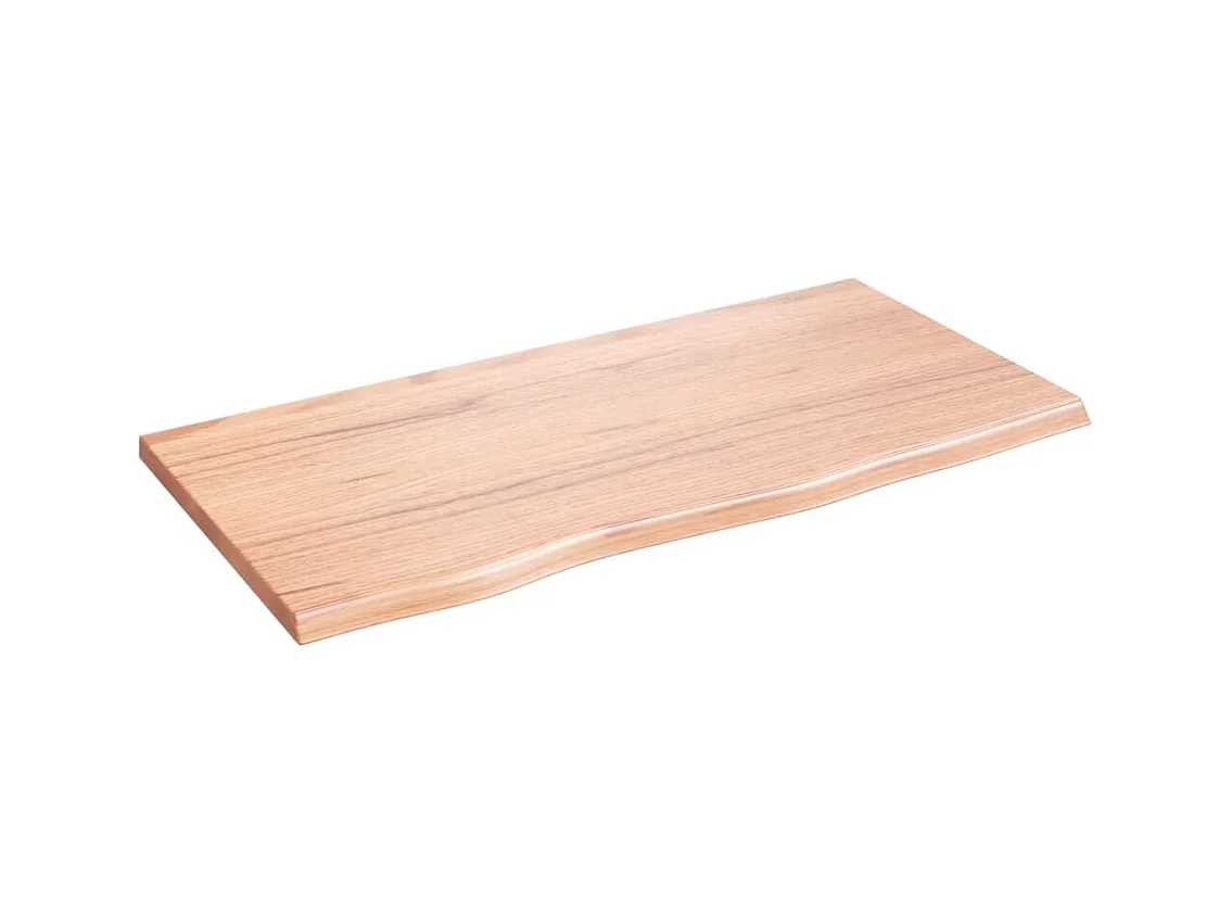 Étagère murale marron clair 80x40x2 bois chêne massif traité