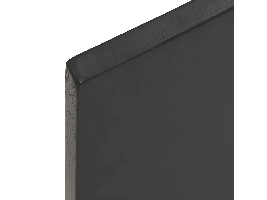 Étagère murale marron foncé 60x10x2 bois chêne massif traité