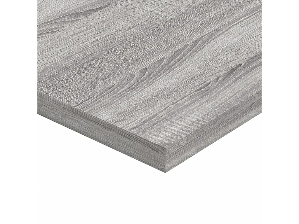 Étagères murales 4 pcs sonoma gris 60x40x1,5 bois ingénierie