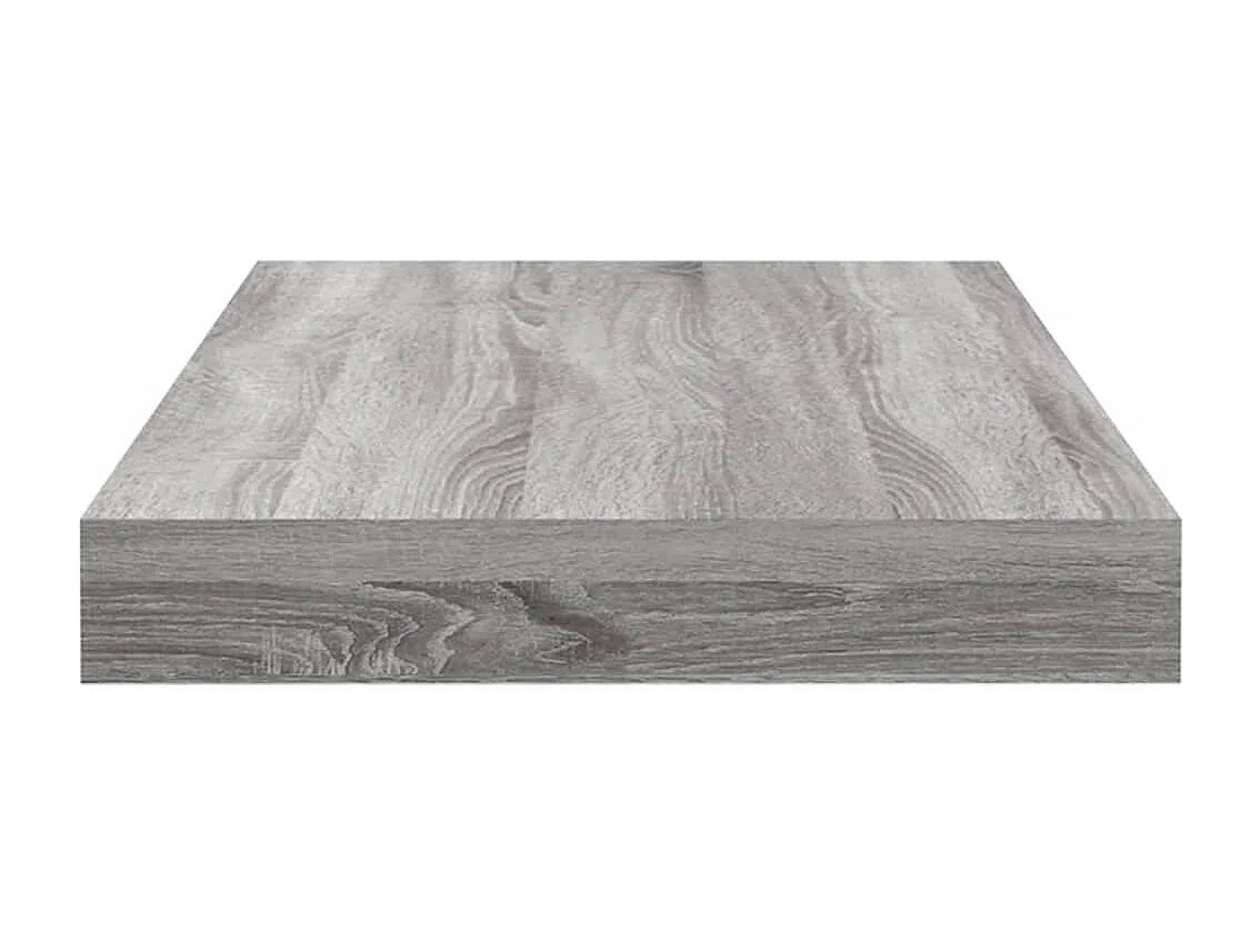 Étagères murales 4 pcs sonoma gris 40x10x1,5 bois ingénierie