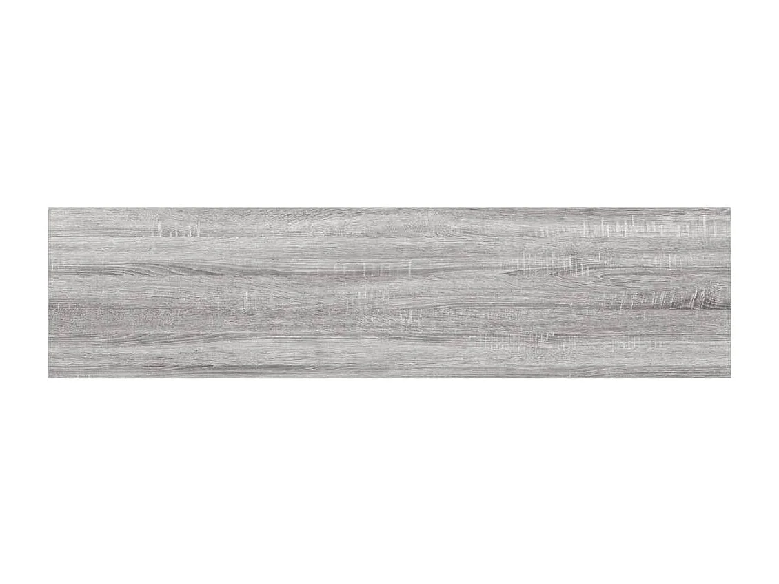 Étagères murales 4 pcs sonoma gris 40x10x1,5 bois ingénierie
