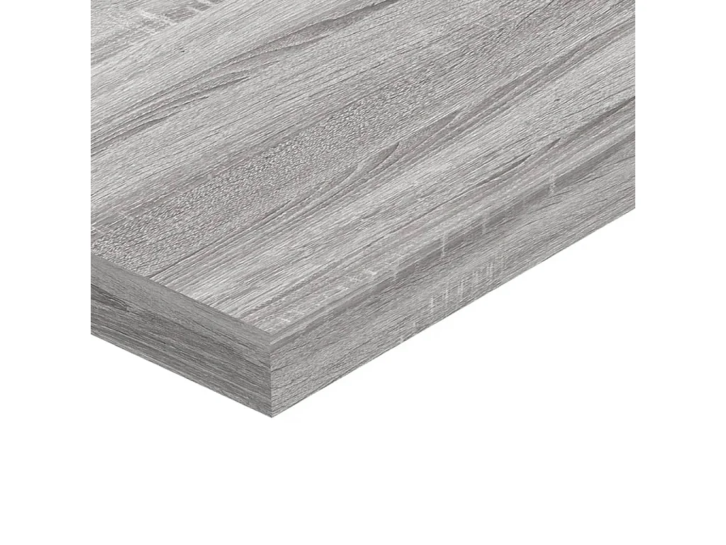 Étagères murales 4 pcs sonoma gris 40x10x1,5 bois ingénierie