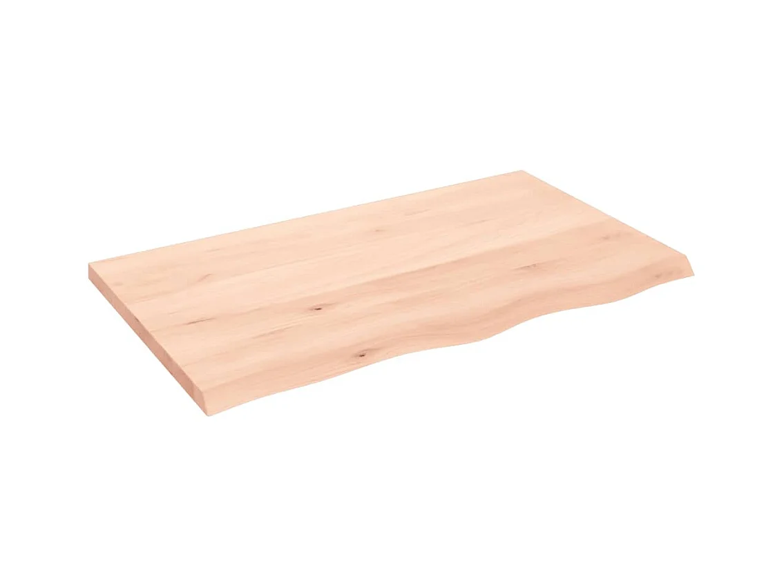 Étagère murale 100x60x(2-4) cm bois de chêne massif non traité