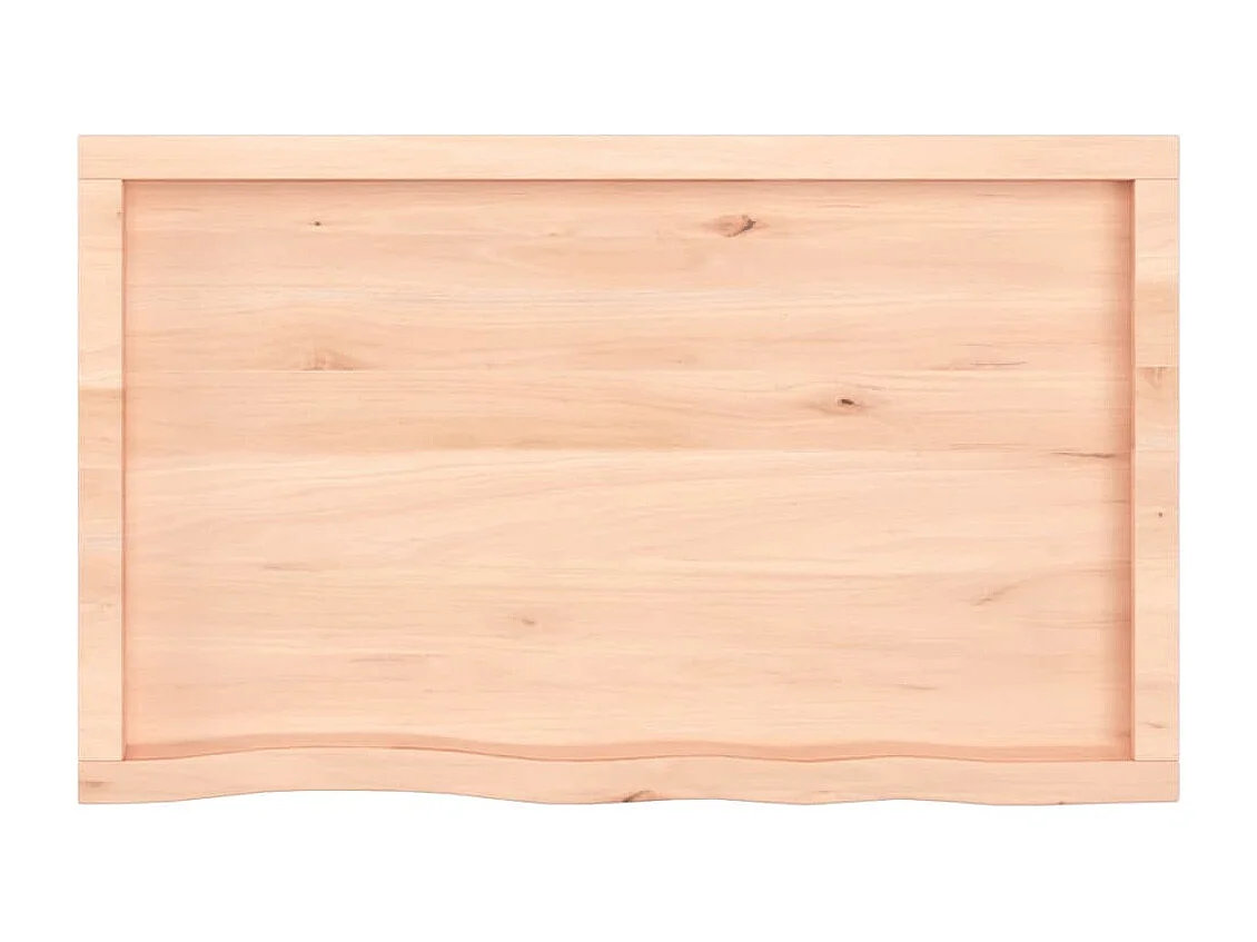Étagère murale 100x60x(2-4) cm bois de chêne massif non traité