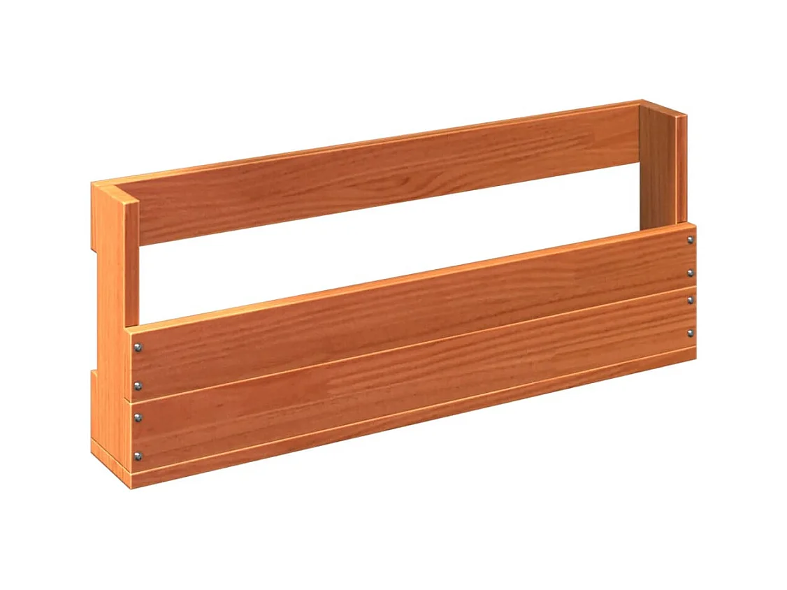 Étagères à chaussures murales 2 pcs marron 59x8,5x23,5