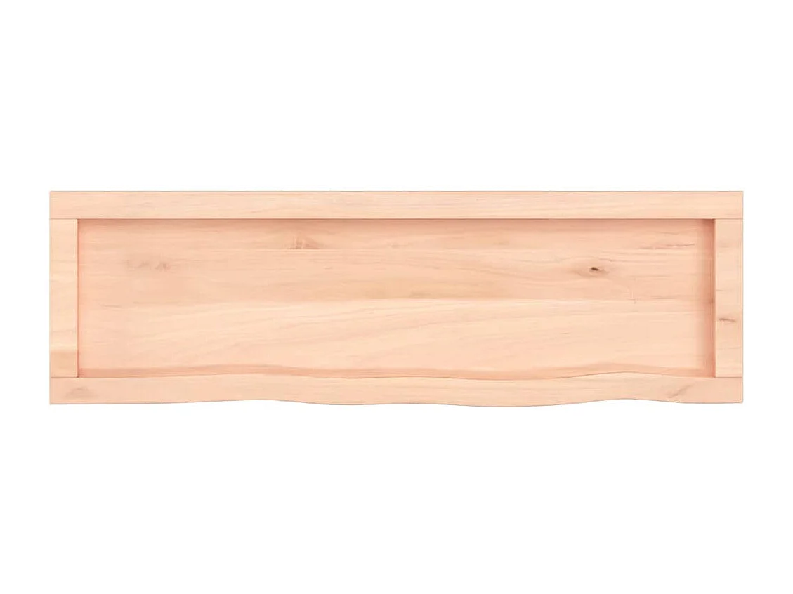 Étagère murale 100x30x(2-4) cm bois de chêne massif non traité