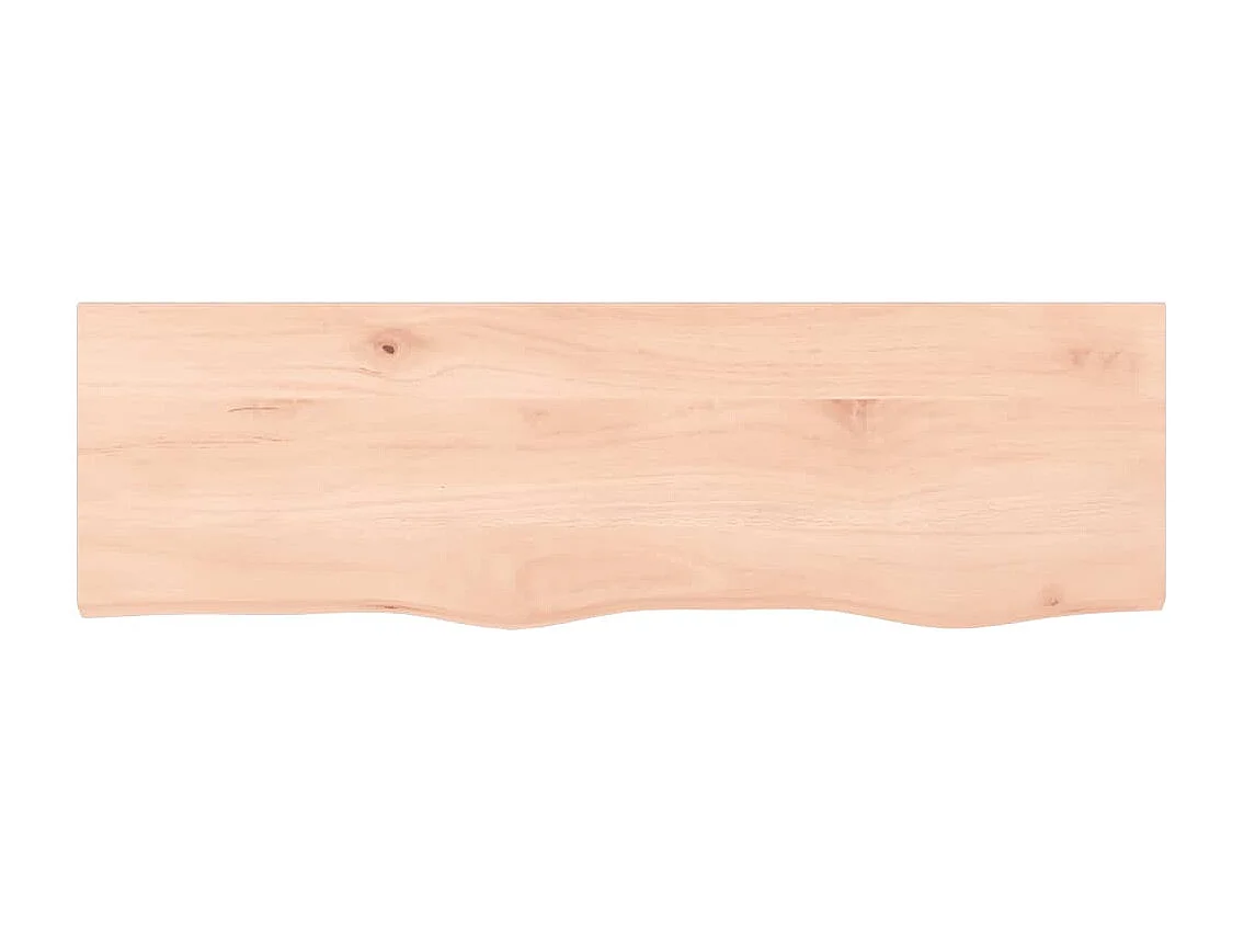 Étagère murale 100x30x(2-4) cm bois de chêne massif non traité