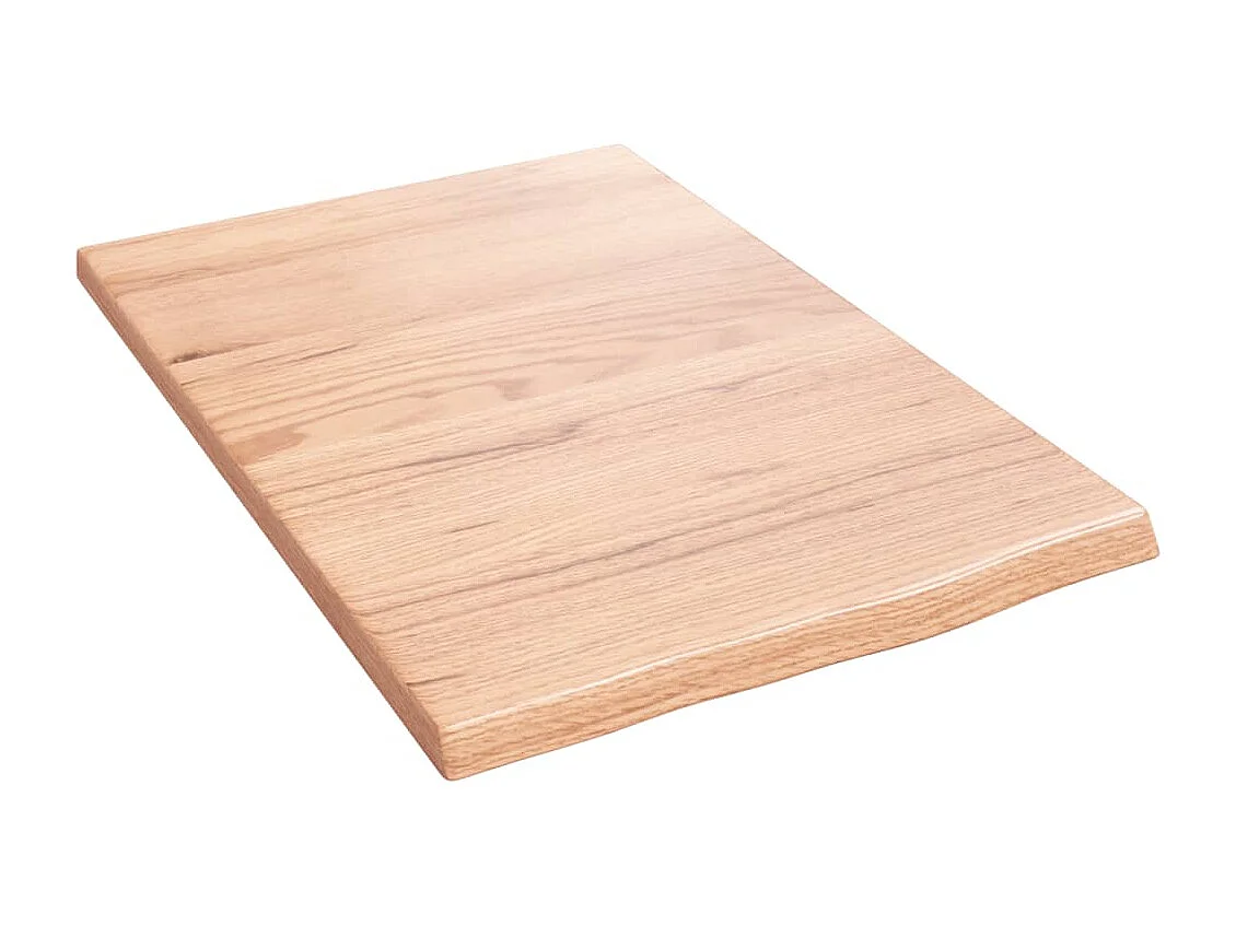 Étagère murale marron clair 40x60x2 bois chêne massif traité