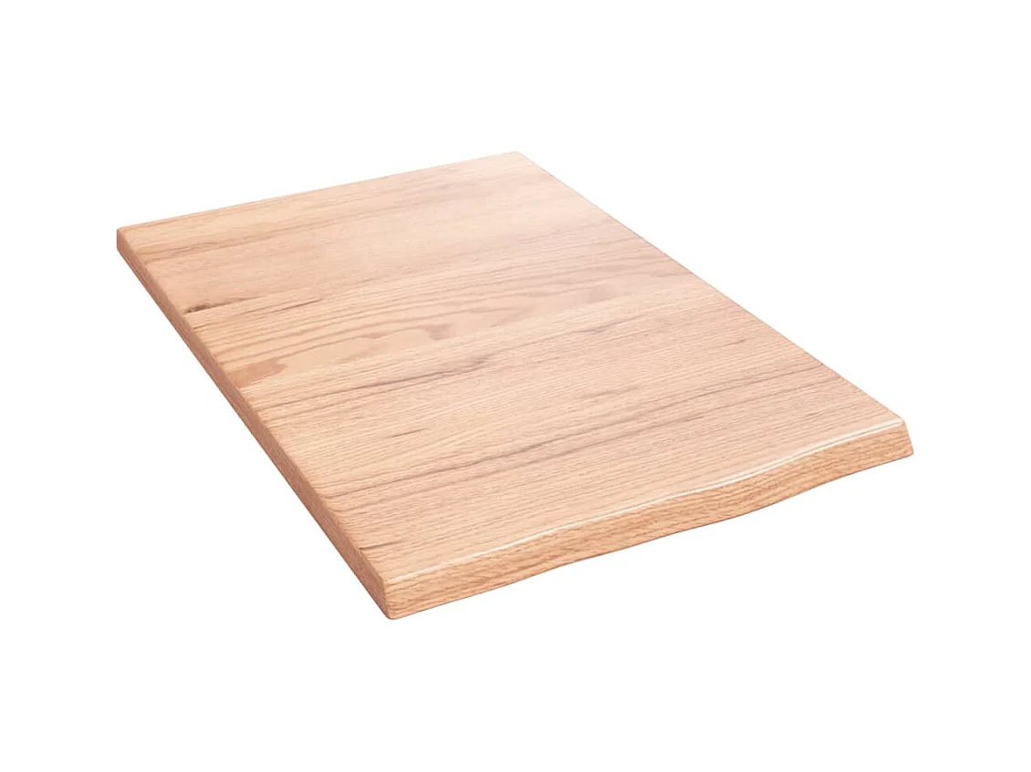 Étagère murale marron clair 40x60x2 bois chêne massif traité