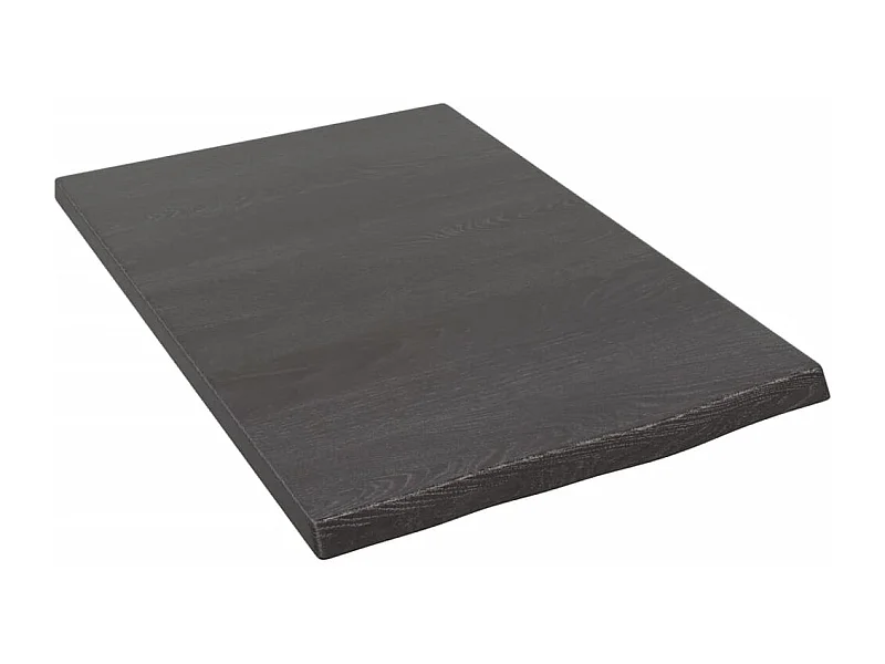 Étagère murale marron foncé 40x60x2 bois chêne massif traité