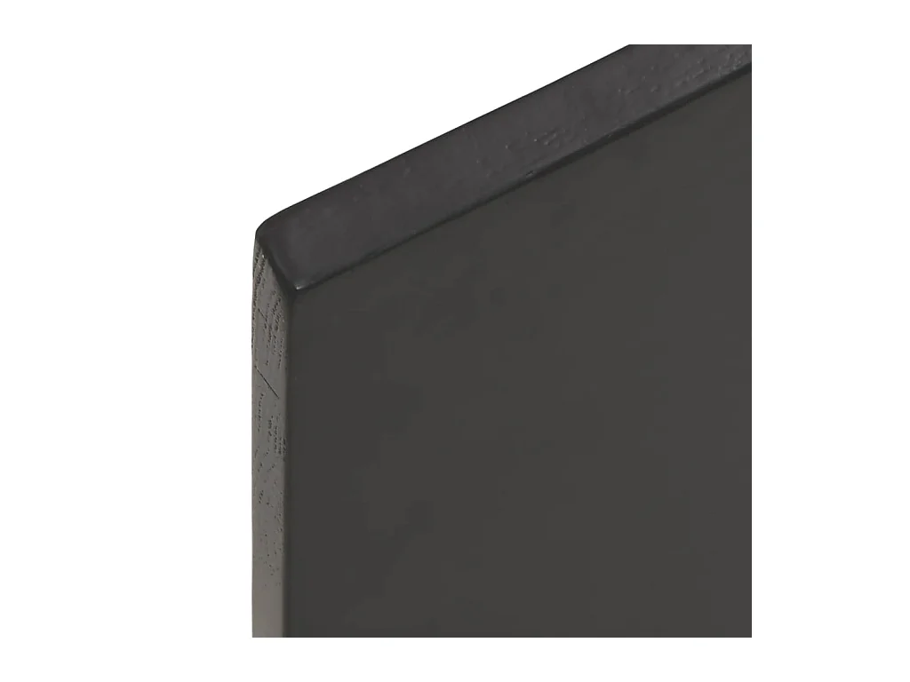 Wandschap 40x60x2 cm behandeld massief eikenhout donkerbruin