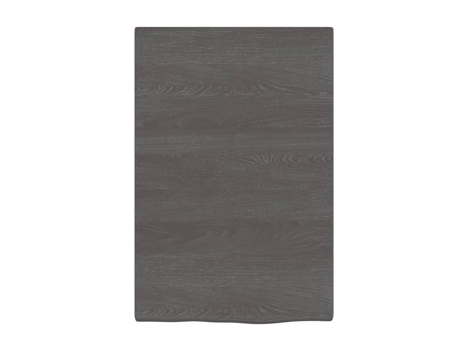 Étagère murale marron foncé 40x60x2 bois chêne massif traité