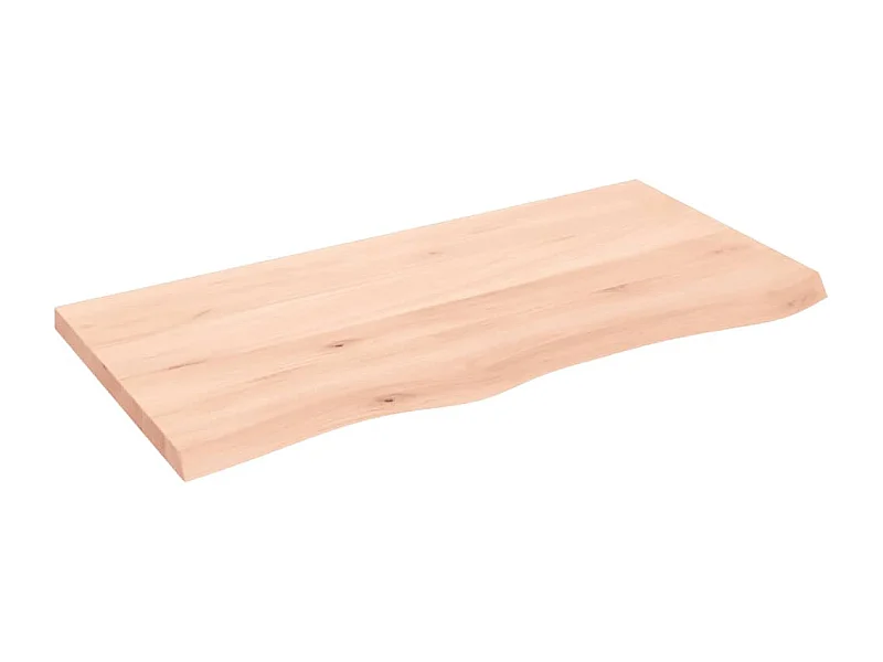 Étagère murale 100x50x(2-4) cm bois de chêne massif non traité