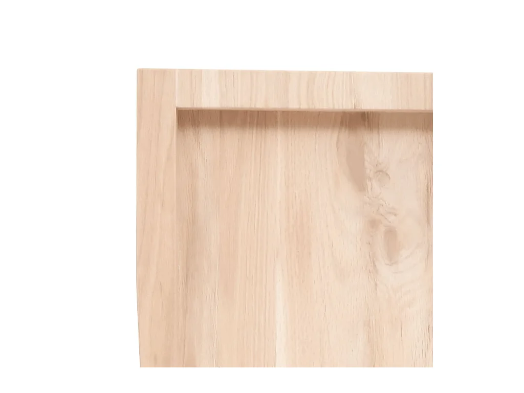 Étagère murale 100x50x(2-4) cm bois de chêne massif non traité