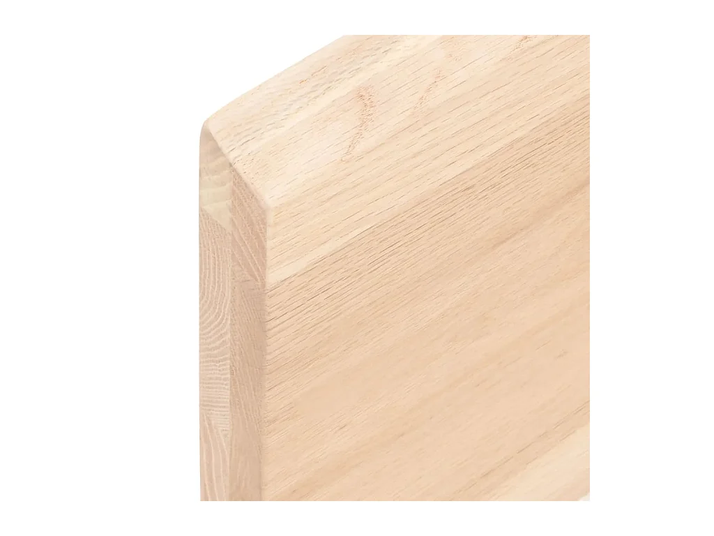 Étagère murale 100x50x(2-4) cm bois de chêne massif non traité