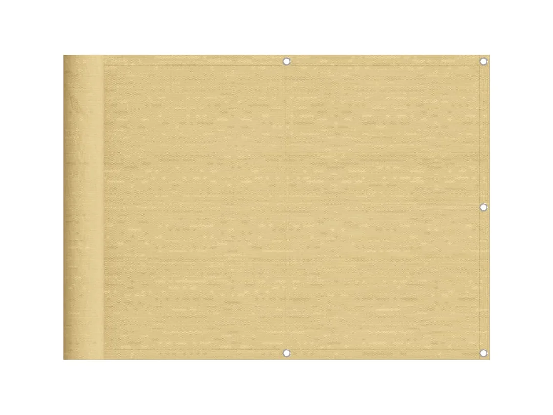 Écran de balcon sable 75x600 100% polyester oxford