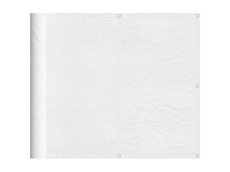 Écran de balcon blanc 90x1000 100% polyester oxford