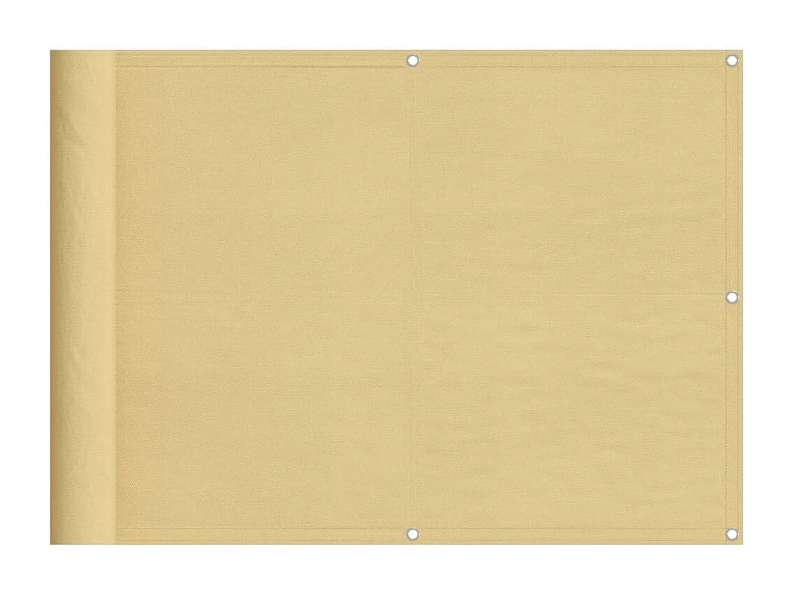 Écran de balcon sable 75x300 100% polyester oxford