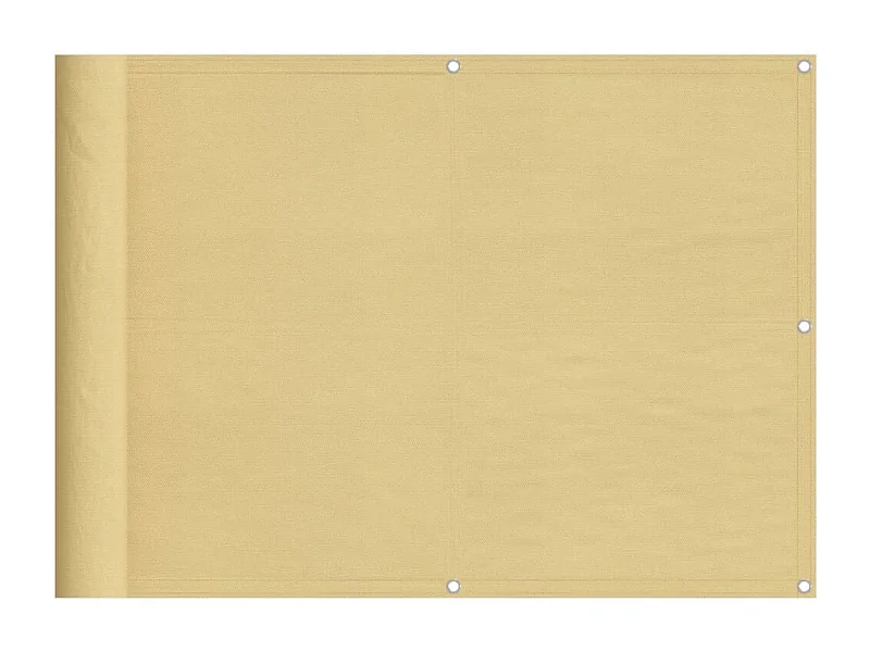 Écran de balcon sable 75x300 100% polyester oxford