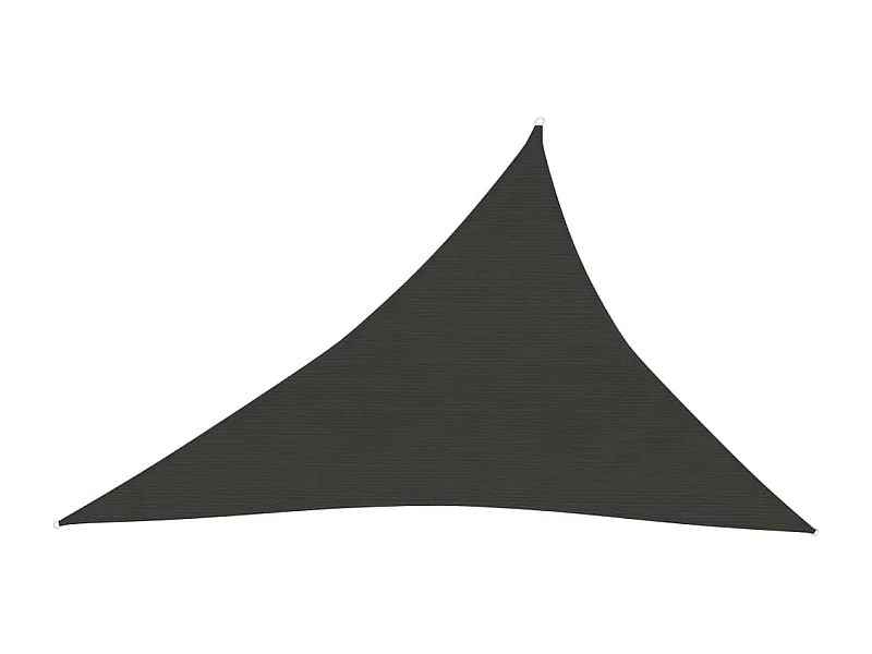 Voile d'ombrage 160 g-m² Anthracite 3x4x5 m PEHD