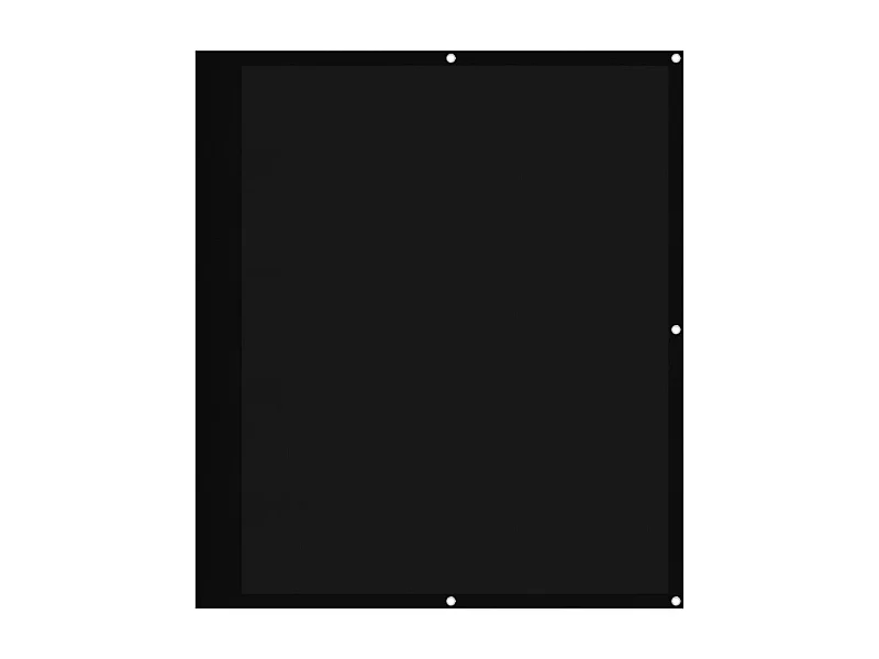 Écran de balcon noir 120x800 100% polyester oxford