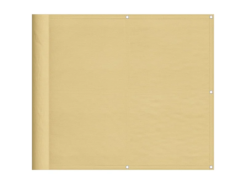 Écran de balcon sable 90x500 100% polyester oxford