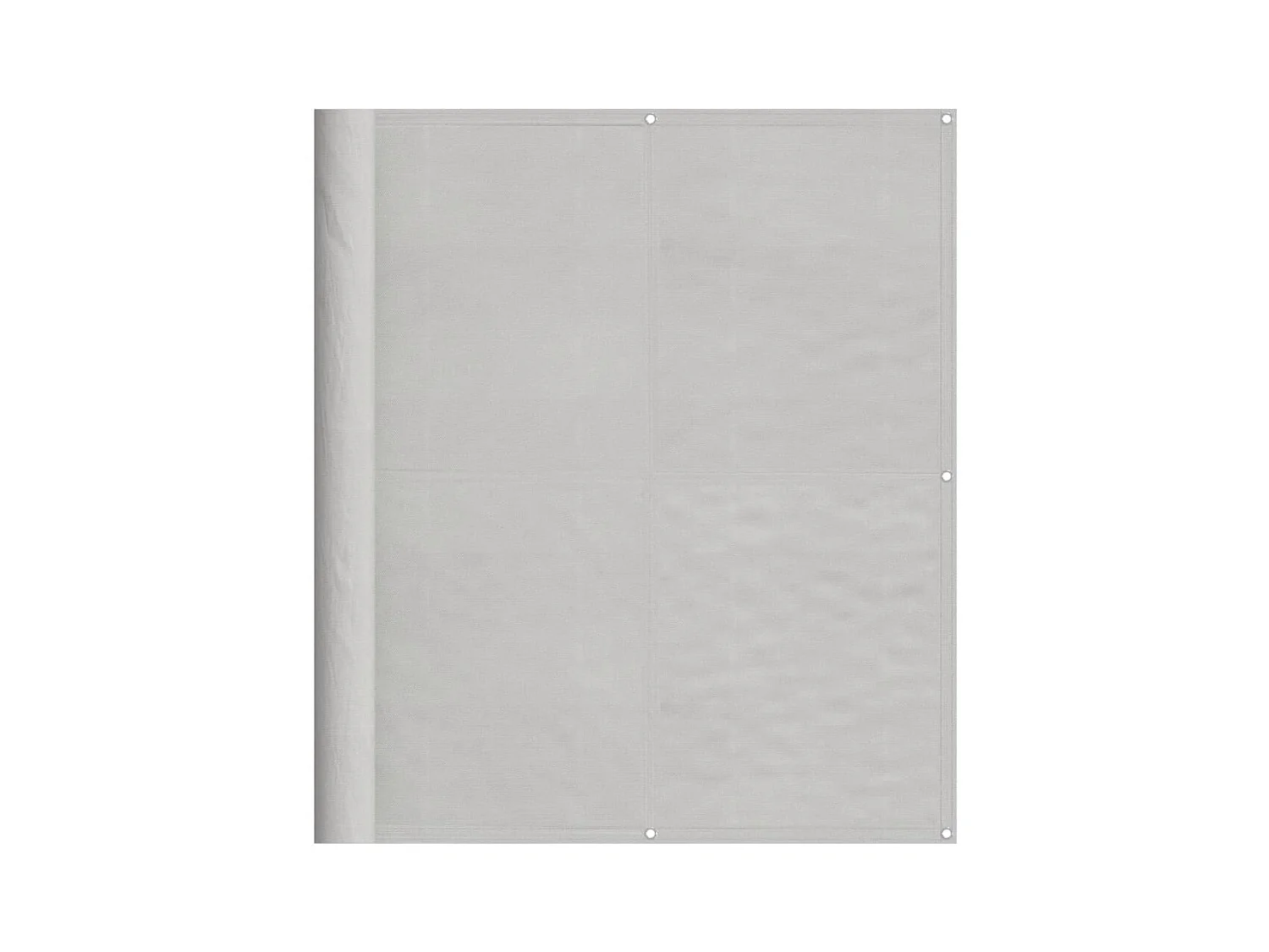 Écran de balcon gris clair 120x800 100% polyester oxford