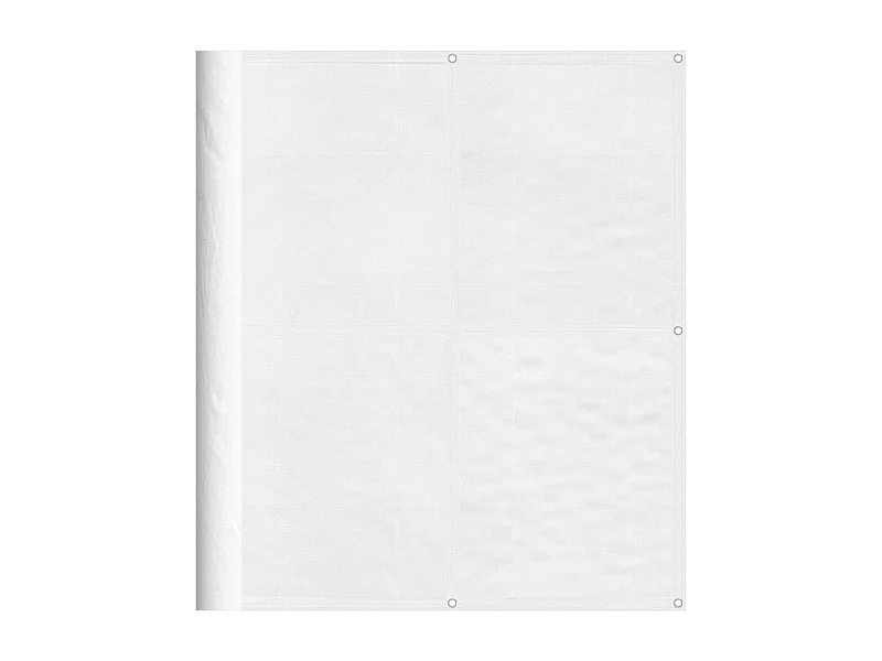 Écran de balcon blanc 120x700 100% polyester oxford