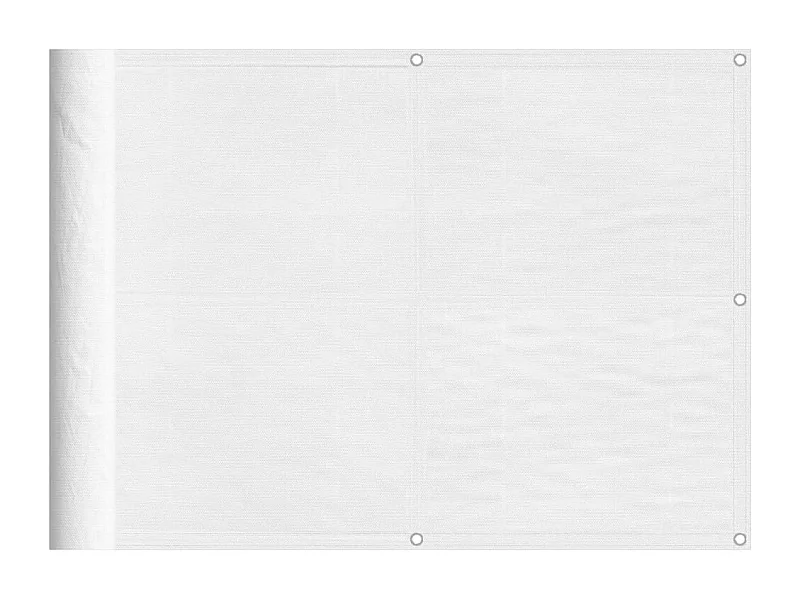 Écran de balcon blanc 75x700 100% polyester oxford